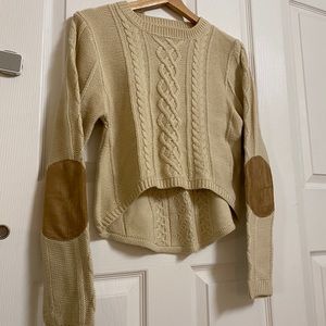 Knitted Cropped Sweater